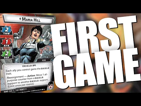 Marvel Champions: Maria Hill First Game and Impressions