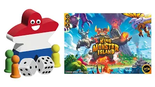 The Game Reporter playing a solo game of King of Monster Island
