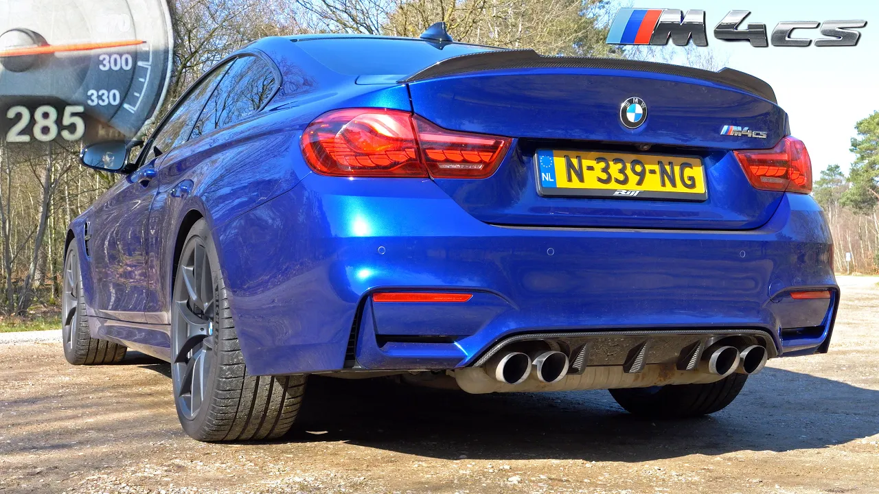 BMW M4 CS F82 | 100-200 EXHAUST SOUND & TOP SPEED