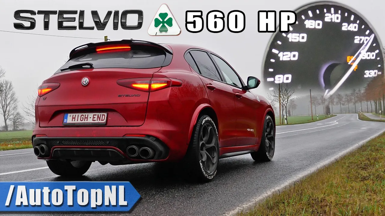 Alfa Romeo Stelvio Q 560HP | 0-270 ACCELERATION POV & SOUND by AutoTopNL