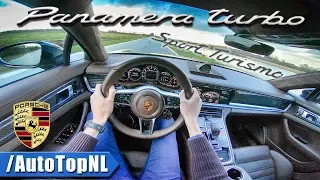 Porsche Panamera Turbo Sport Turismo POV Test Drive by AutoTopNL