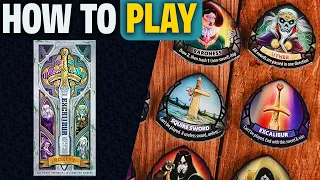 Excalibur | How to Play | Learn to Play in 6 Minutes! | A Party Board Game of Wits and Trickery!
