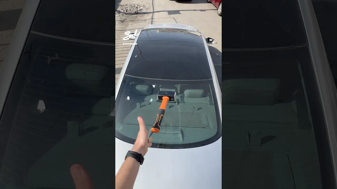I thought it would break sooner… 😮 #supercars #cars #funny