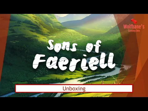 Sons of Faeriell Deluxe Edition with Kickstarter Extras [Board Game] - Unboxing