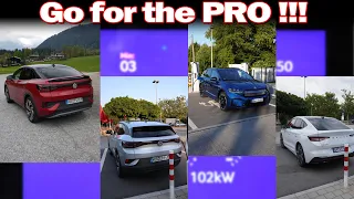 VW Id.4/5 GTX, Enyaq Coupe RS charging curve with 3.0 is worse than the Id.4/5 Pro, Enyaq iV80