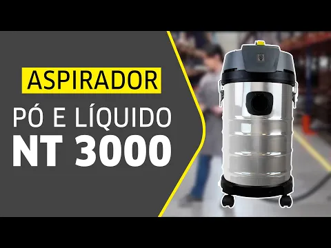 Aspirador de Pó e Água NT 3000 220V Karcher