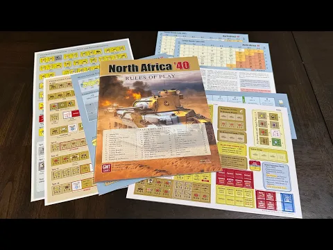 North Africa ‘40: The 1940 Expansion (GMT) - Unbag & First Look + Return of the ZOC-Bond