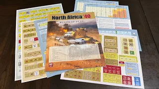 North Africa ‘40: The 1940 Expansion (GMT) - Unbag & First Look + Return of the ZOC-Bond