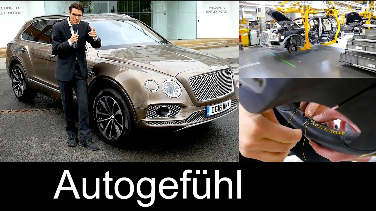 Bentley Crewe assembly plant factory production tour with Bentayga & handcraft