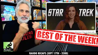 6 Unexpected New Games! 11 Fun Videos! | Rahdo Recaps the Week in Board Games (Sept 17th-Sept 23rd)