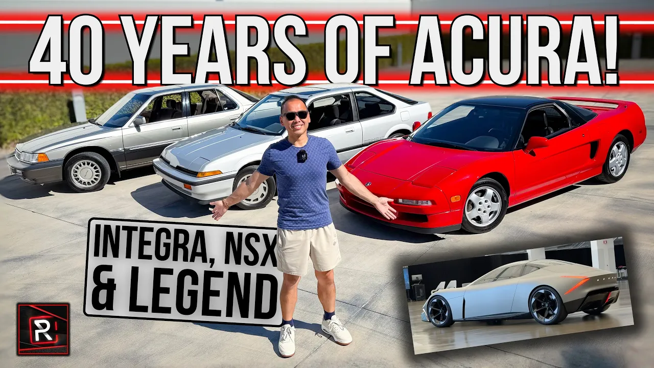 40-Years Later! | Driving The Original 1986 Acura Legend, Integra, NSX | Detailed Review