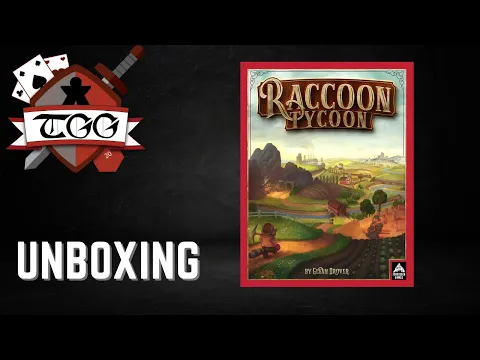 Raccoon Tycoon Board Game Unboxing