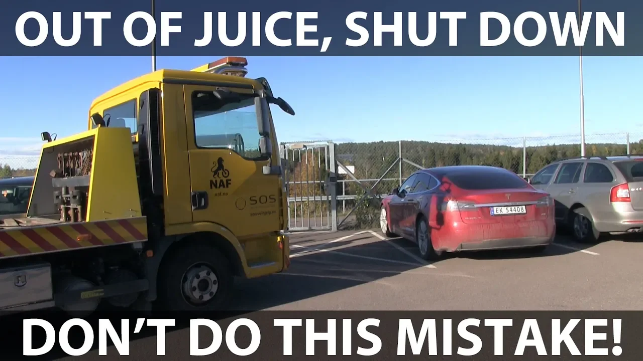 Don't park your EV with low battery without charging it