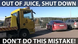 Don't park your EV with low battery without charging it