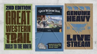 Great Western Trail (2e) - Rails to the North - 4p Play-through & Roundtable by Heavy Cardboard