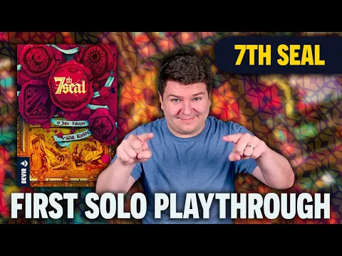 7th Seal | Solo Board Game Playthrough | Will I Survive The Waves Overlords and Underlings?