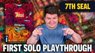 7th Seal | Solo Board Game Playthrough | Will I Survive The Waves Overlords and Underlings?