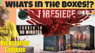 Firesiege Second Printing & New Expansions! (C) SHOW ME YOUR WOOD! - Kickstarter Critique Review
