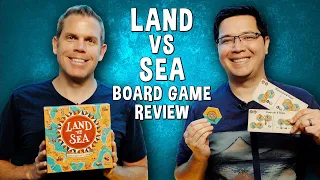Review of Land Vs Sea - Map Making, Tile-Placement Board Game