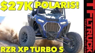 Even More Speed with Bigger Tires: 2018 Polaris RZR Turbo S Off-Road Review!