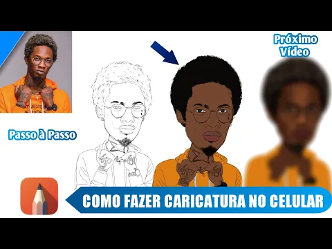 COMO FAZER CARICATURA NO CELULAR? PARTE 1