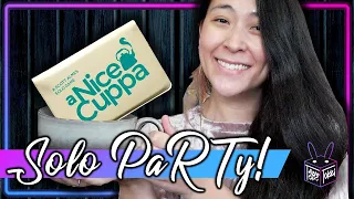 A Nice Cuppa | Solo Board Game PaRTy!!! (Playthrough and Review/ Tutorial, yup!)