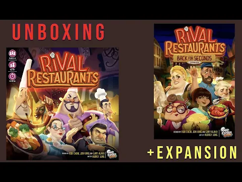 SMGSLT - [Quiet] Unboxing Rival Restaurants + Back For Seconds Expansion