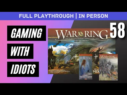 Aragorn Retreats from 1 Orc | War of the Ring + LoME + FoE | Full Playthrough | In Person | #58