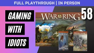Aragorn Retreats from 1 Orc | War of the Ring + LoME + FoE | Full Playthrough | In Person | #58
