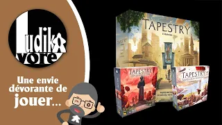 Tapestry avec les extensions Manœuvres et manigances + Arts & Architectures : Partie solo