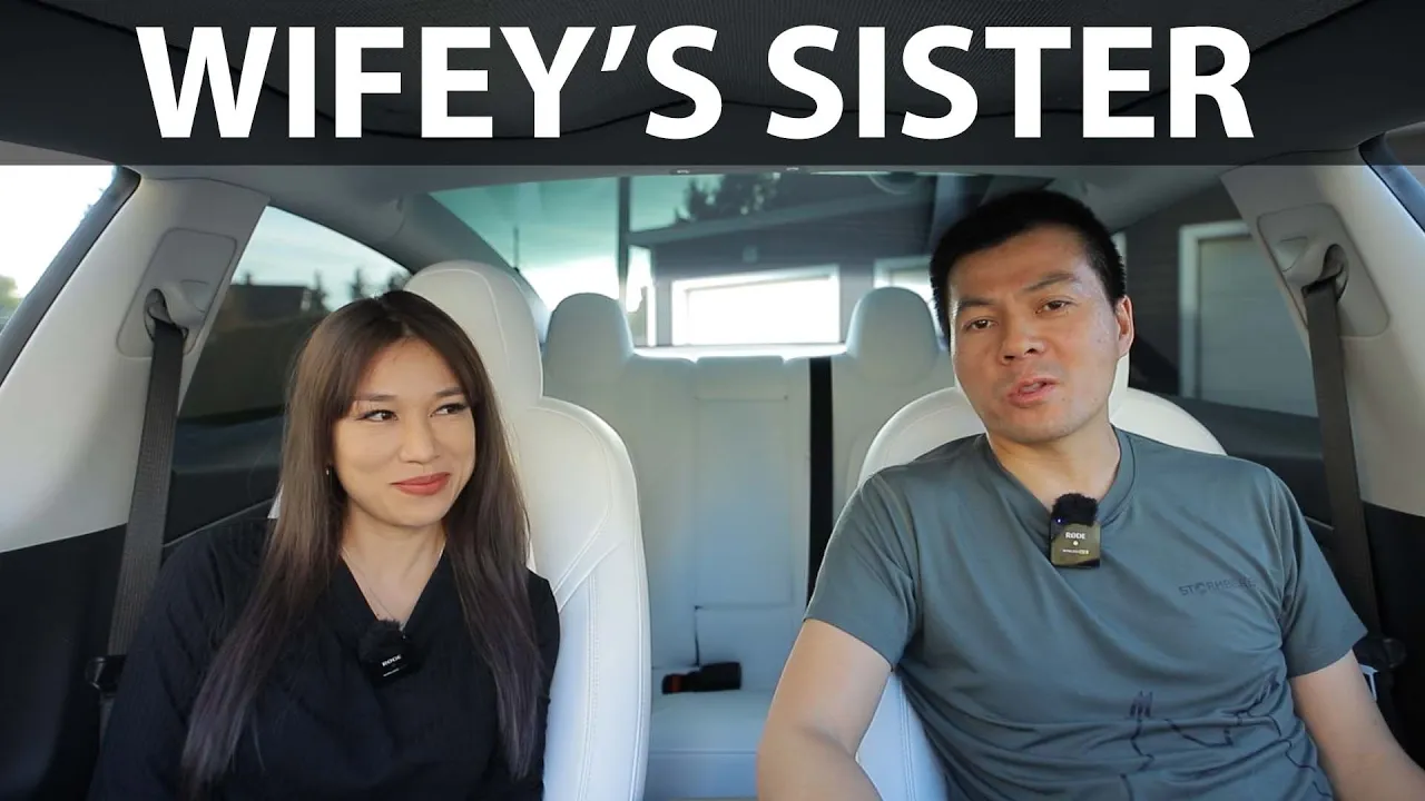 Introducing co-presenter Maya, wifey's sister