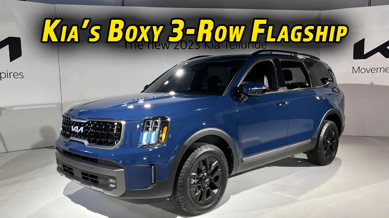 For 2023 Kia's Boxy Telluride Gets A Refresh | 2023 Telluride First Look