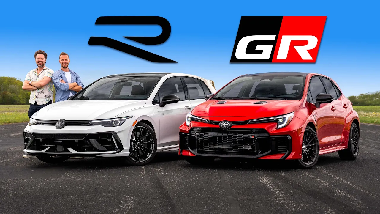 2025 VW Golf R vs GR Corolla // DRAG RACE & Review