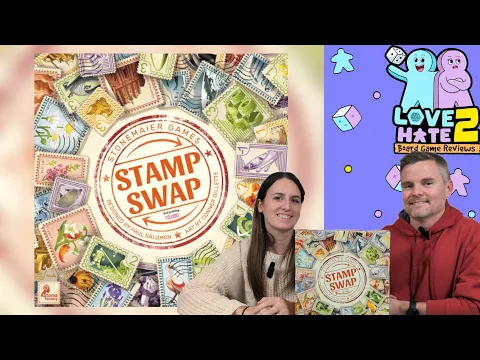 Stamp Swap - A Non-Gamer's Review Of This 'I Split You Choose' Stamp Collector Game