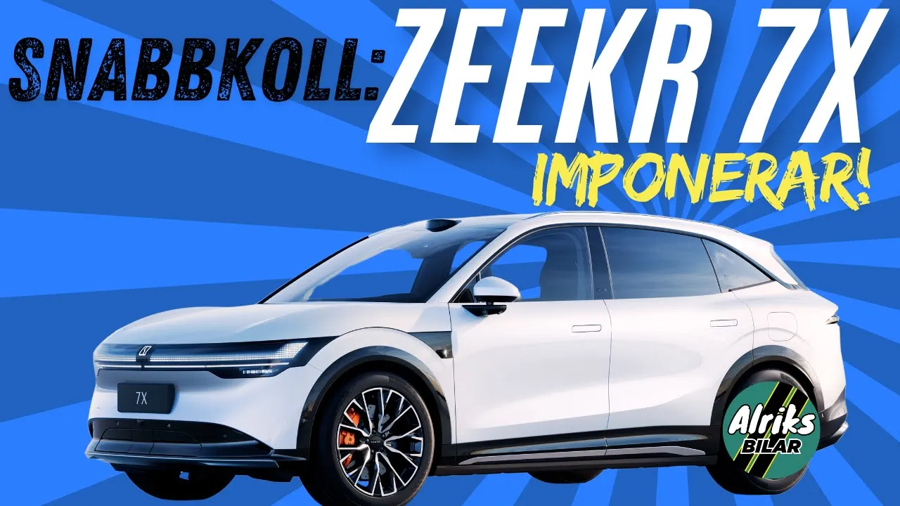 Snabbkoll: Nya Zeekr 7X. Imponerar!