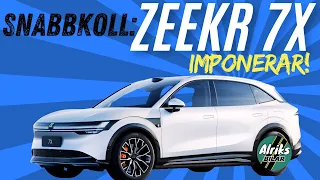 Snabbkoll: Nya Zeekr 7X. Imponerar!