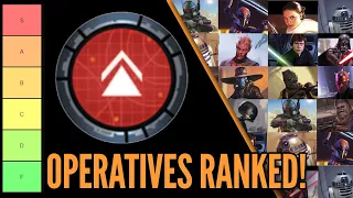 Star Wars Legion OPERATIVES TIER LIST