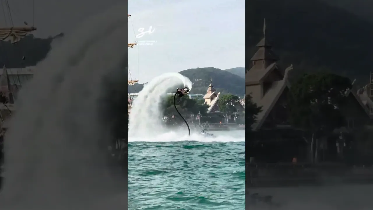 Iron Man has got some competition...🌊🔥🎥 @daniel_guerra.s #flyboard #flyboarding #cooltech