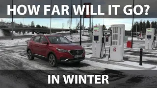 MG ZS EV range test