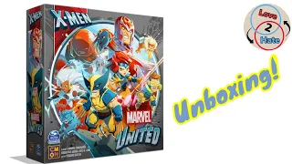 Detailed Unboxing of Marvel United X-Men - Love 2 Hate