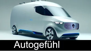 Mercedes Vision Van future MB Sprinter concept: drones & semi-automatic delivery systems