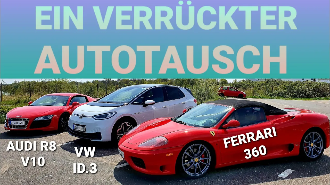 VW ID3 - Ferrari 360 - Audi R8! Ein Elektroauto stellt sich vor!
