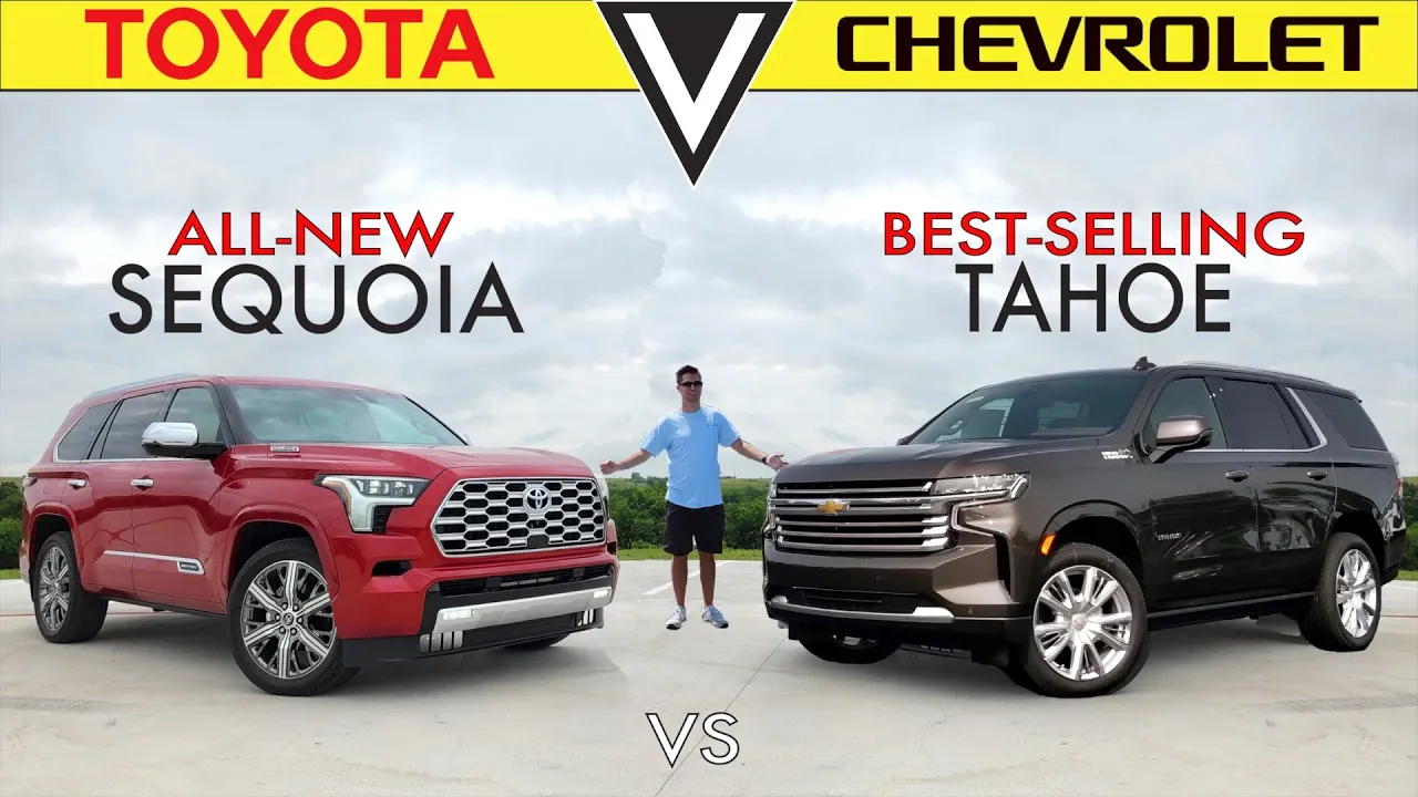 UNDER THREAT?? -- 2023 Toyota Sequoia Capstone vs. Chevy Tahoe High Country: Comparison