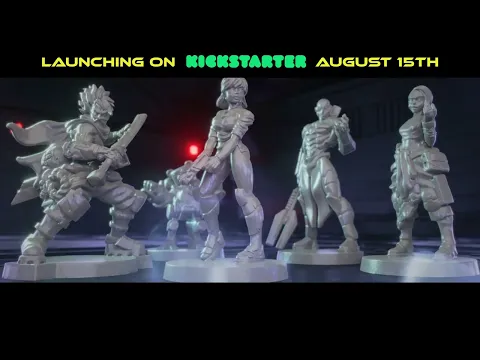NANOLITH Cyberpunk RPG Boardgame KICKSTARTER