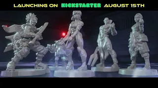 NANOLITH Cyberpunk RPG Boardgame KICKSTARTER
