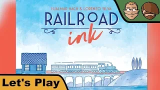 Railroad Ink: Deep Blue Edition - Brettspiel - Let's Play