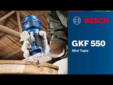 Tupia GKF 550 550W com 2 Pinças 127V (110V) Bosch