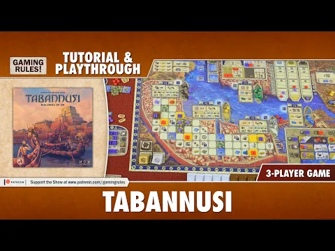 Tabannusi - Tutorial & Playthrough - 3-player