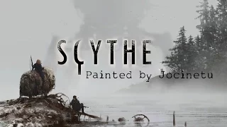 Scythe boardgame full painted miniatures