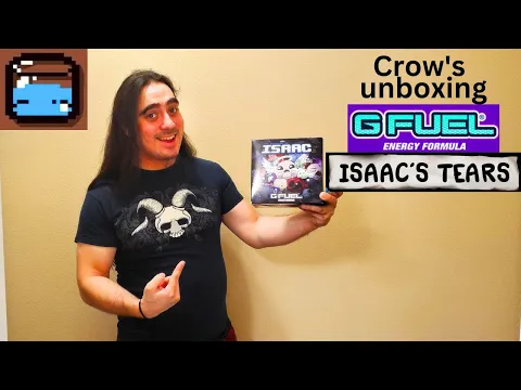 Crow's unboxing G Fuel The binding of Isaac collector's box Isaac's tears